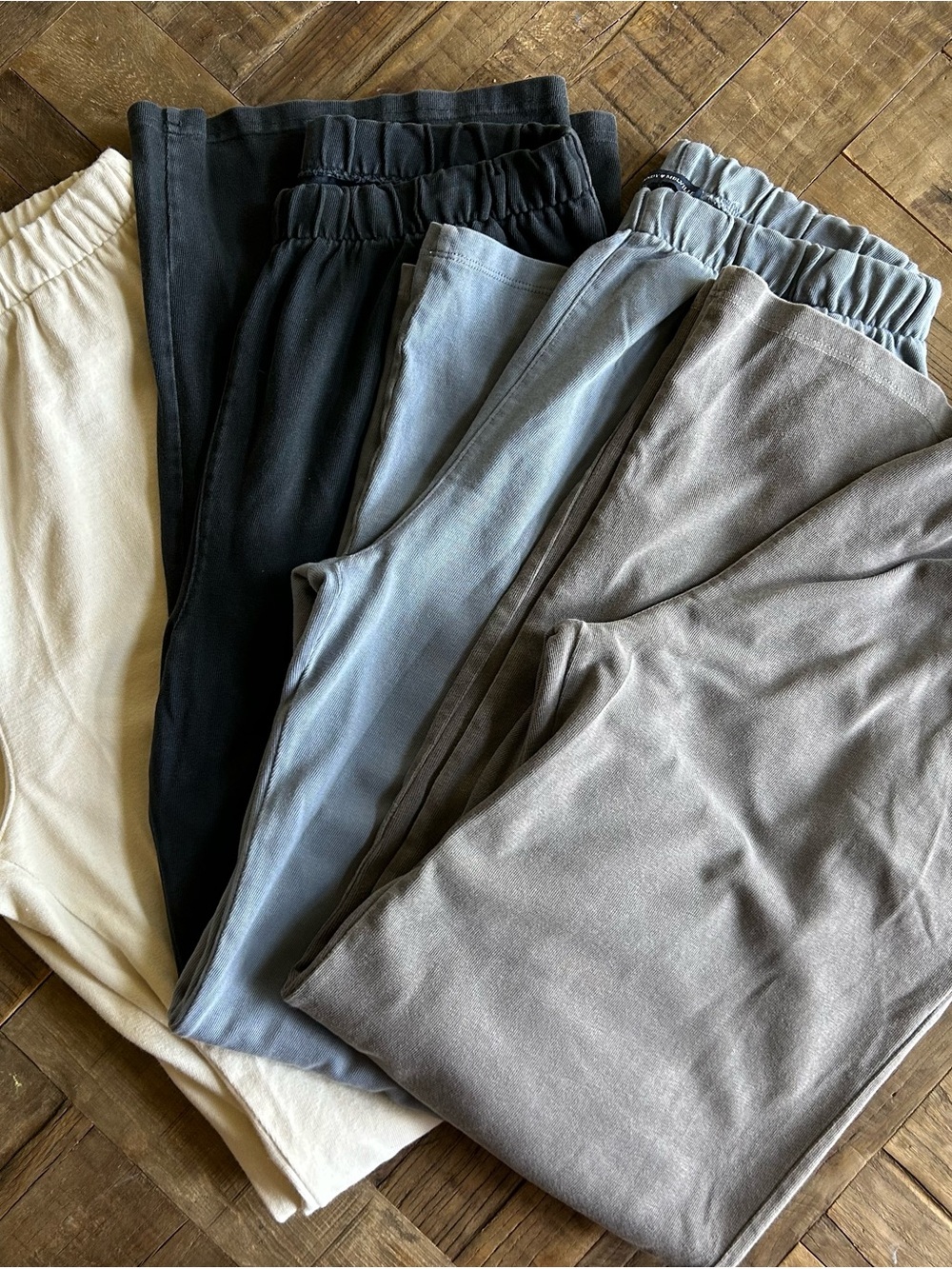 Brandy Melville Bundle - Everyday Elastic Waist Pants - Neutral Mix